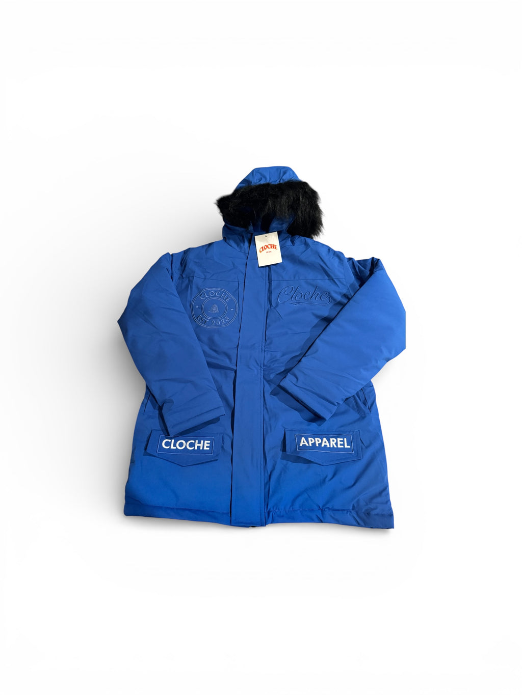 (Blue) Cloche Parka Coat
