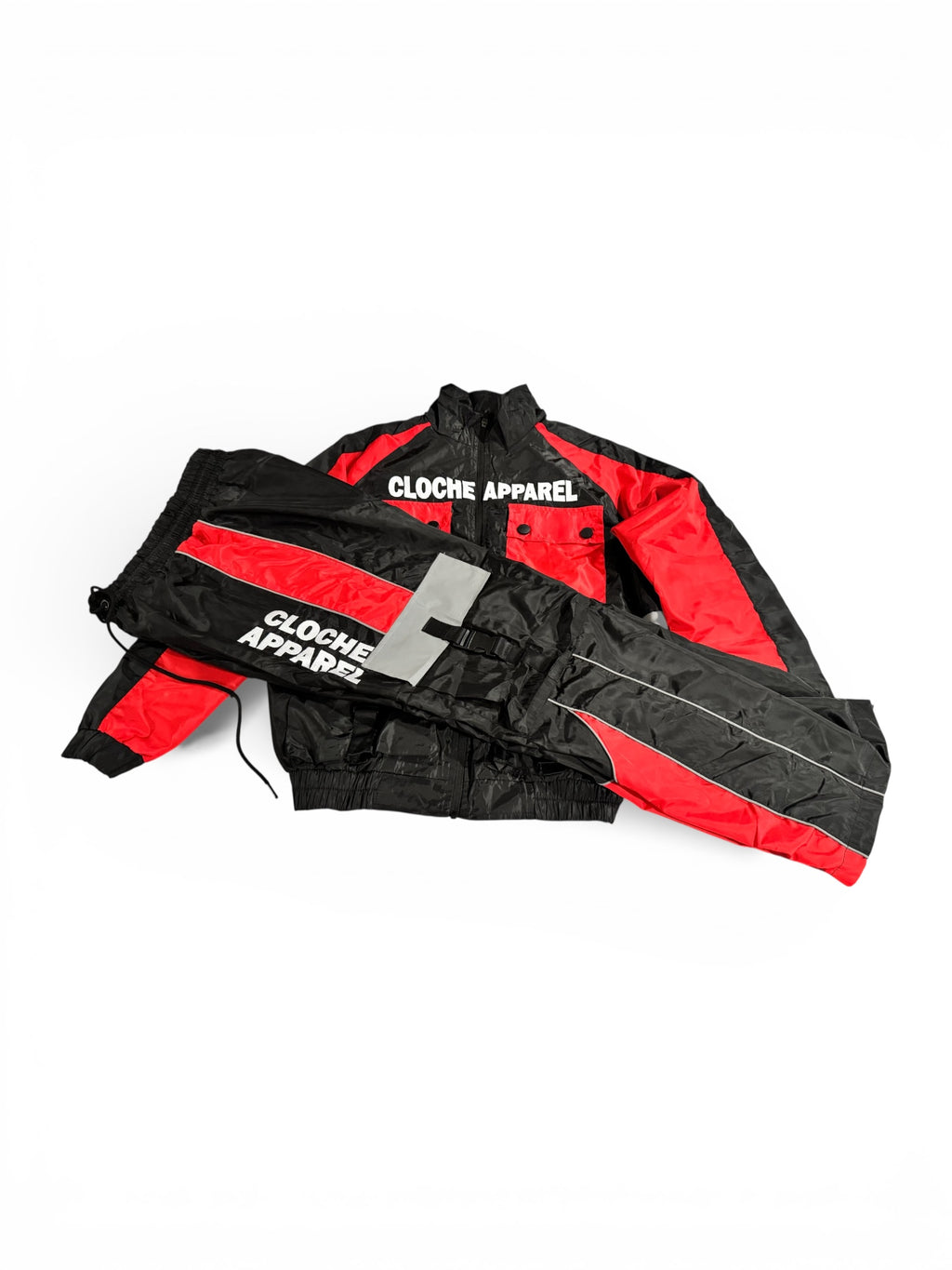 (Red) Cloche Classic Windbreaker Set